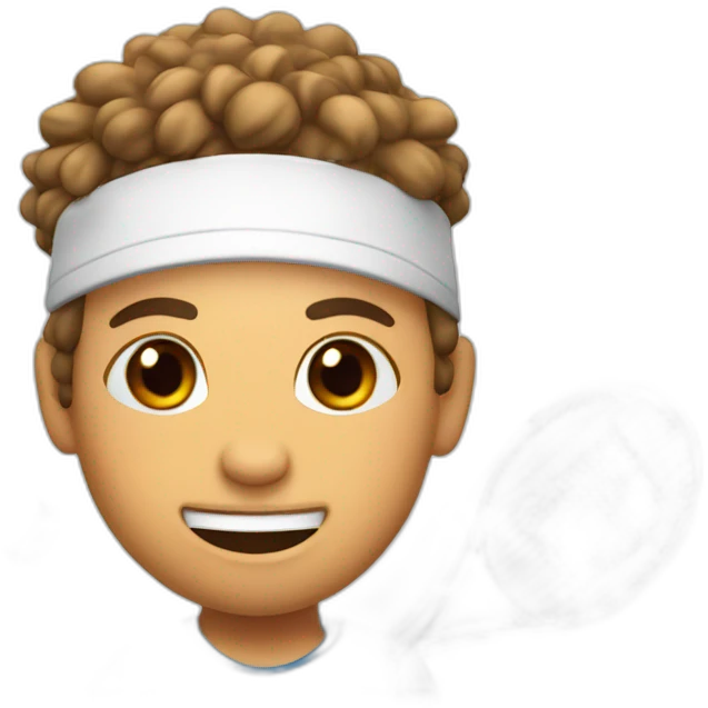 Kawaii Spanish tennis player emoji