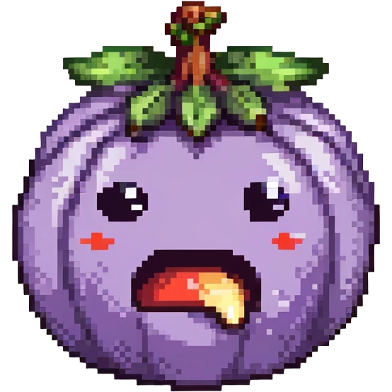 tired face emoji holding eggplant to mouth emoji