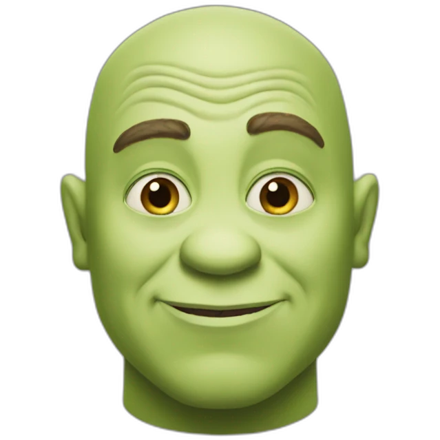 white-shrek emoji