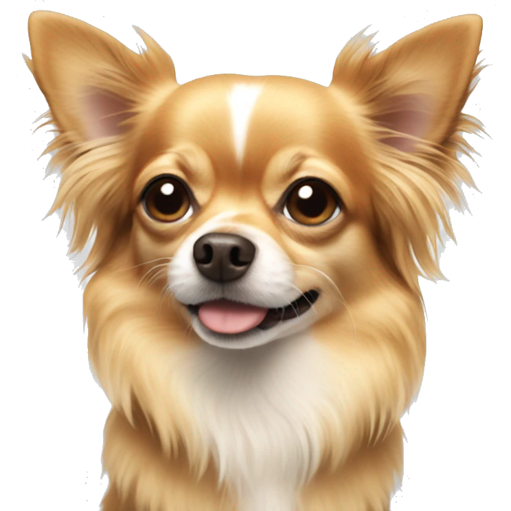 Long haired Chihuahua emoji