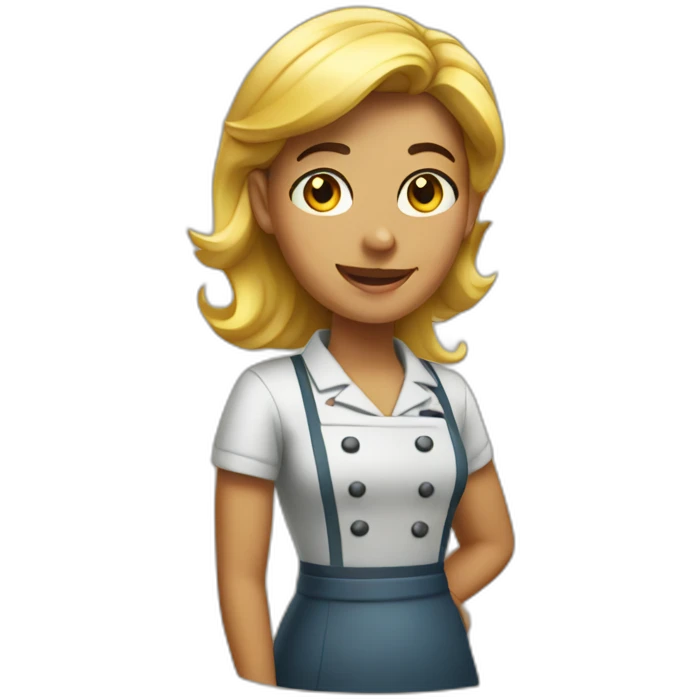 Serveuse emoji