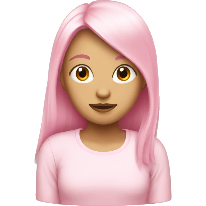 light pink emoji
