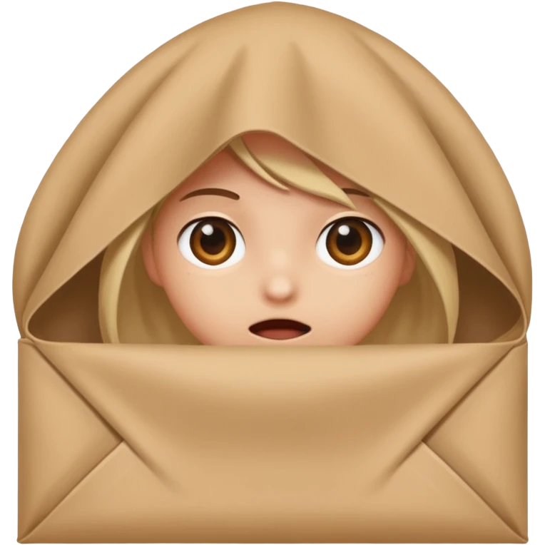 Hiding peekaboo emoji