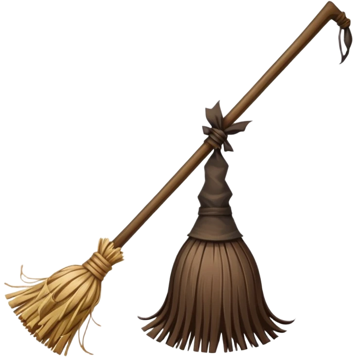 witch's broom emoji