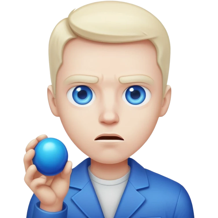 Pill popping emoji