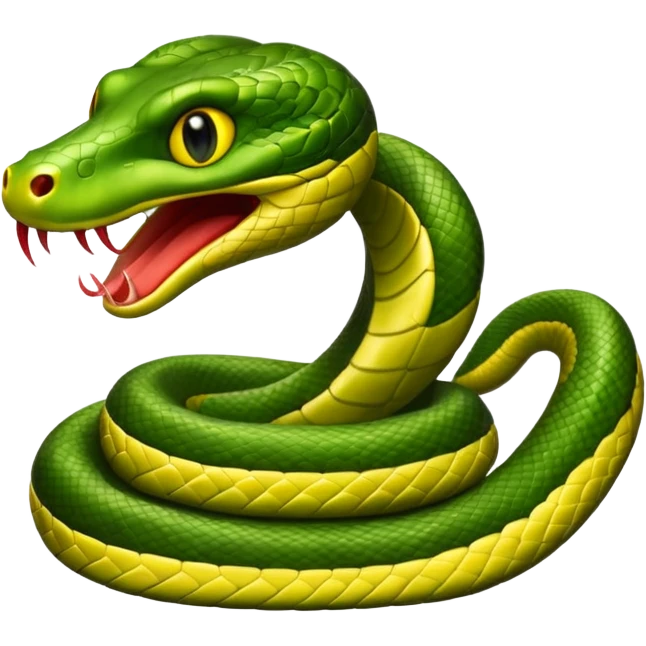  Snek five mouth emoji