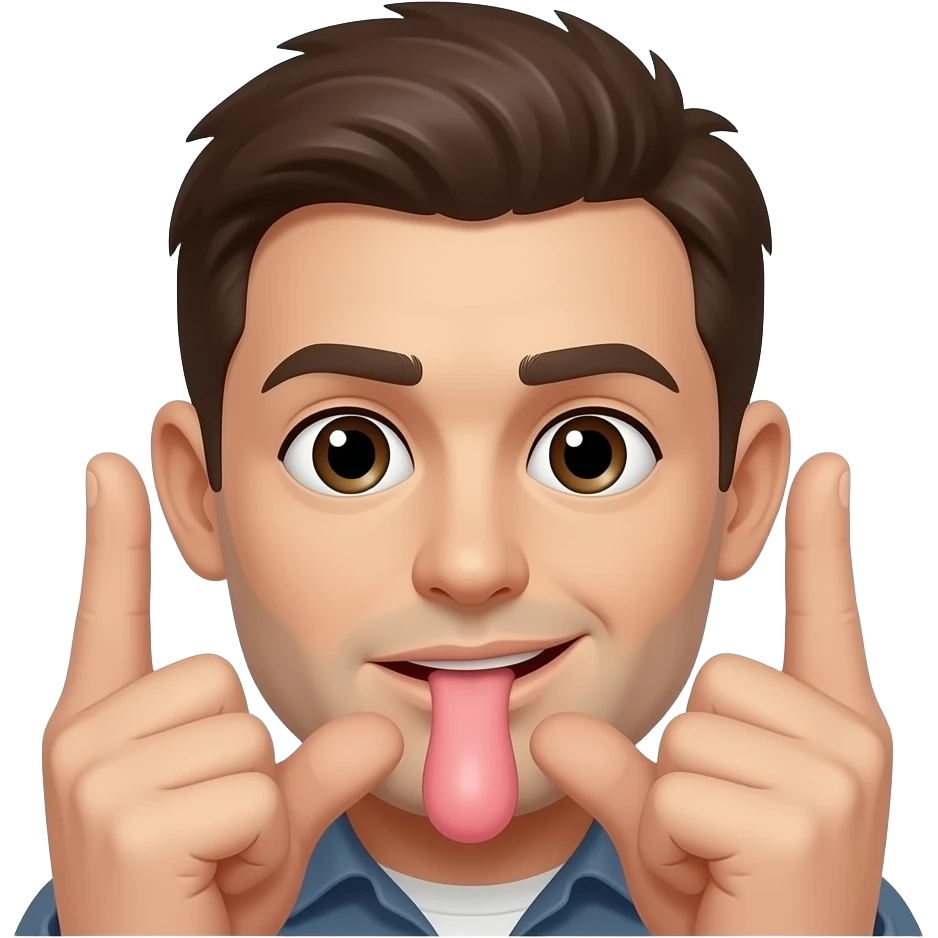 Emoji Hiding an erect penis emoji