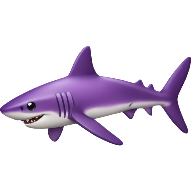 Purple shark  emoji