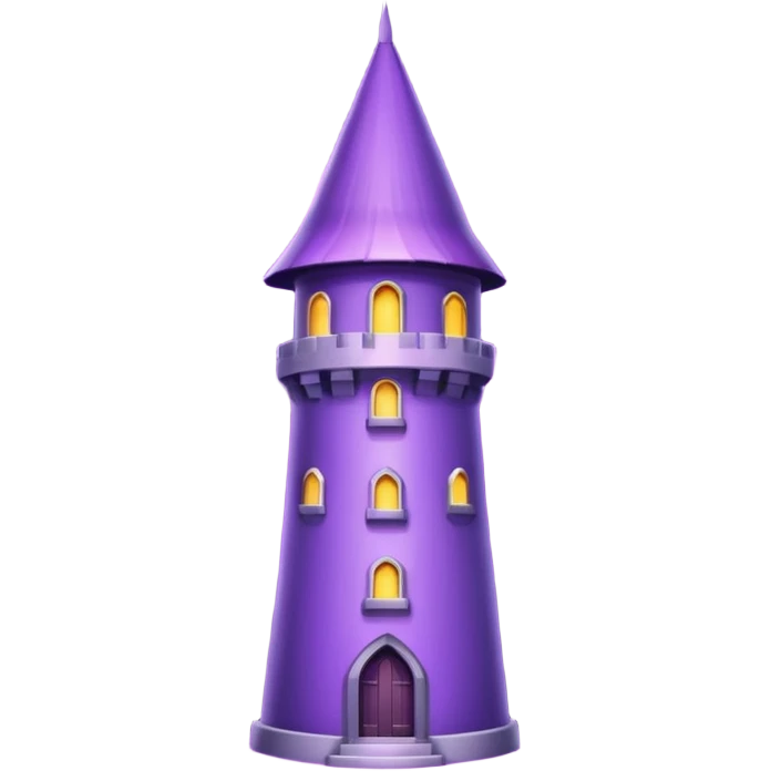 purple magical tower emoji