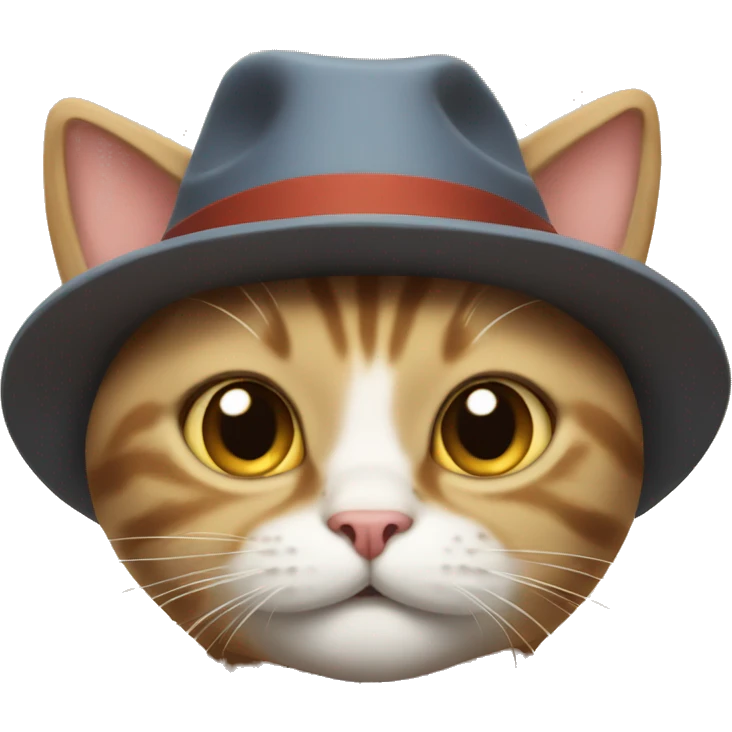 Cat with a hat  emoji