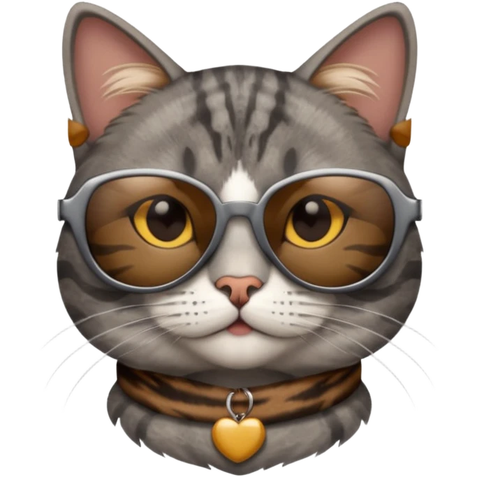 Cat wearing sunglasses emoji