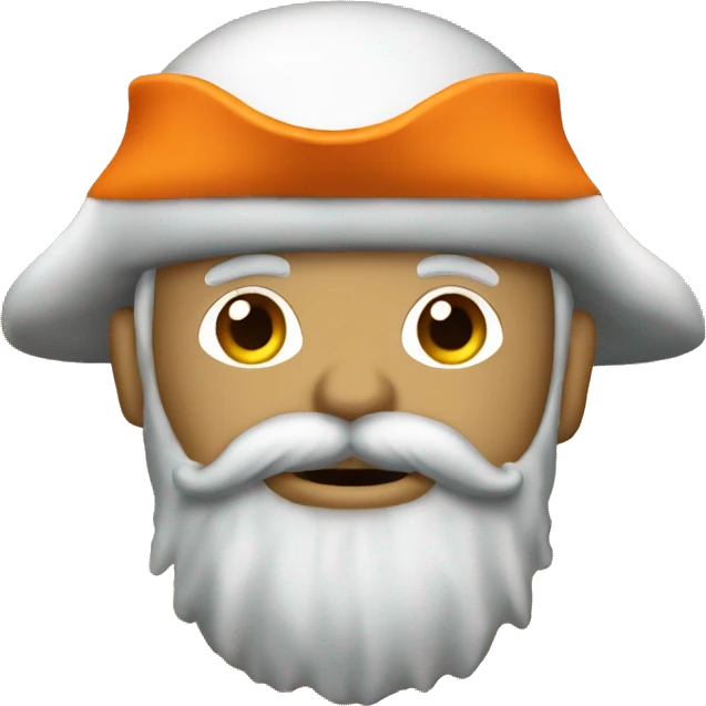 Car orange pirat costum emoji