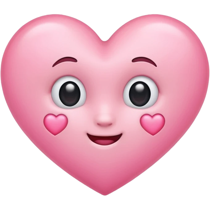 Cute pink emoji