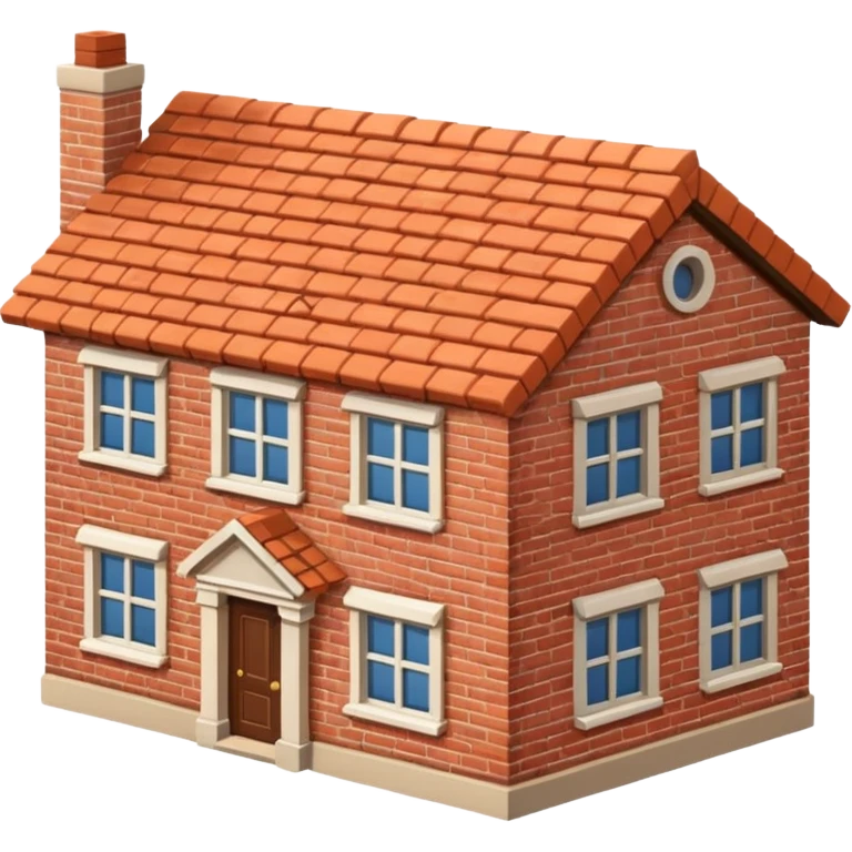 house no trees  not wooden like cartoonish almost emoji