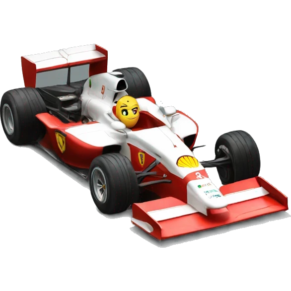 F1 Ferrari emoji