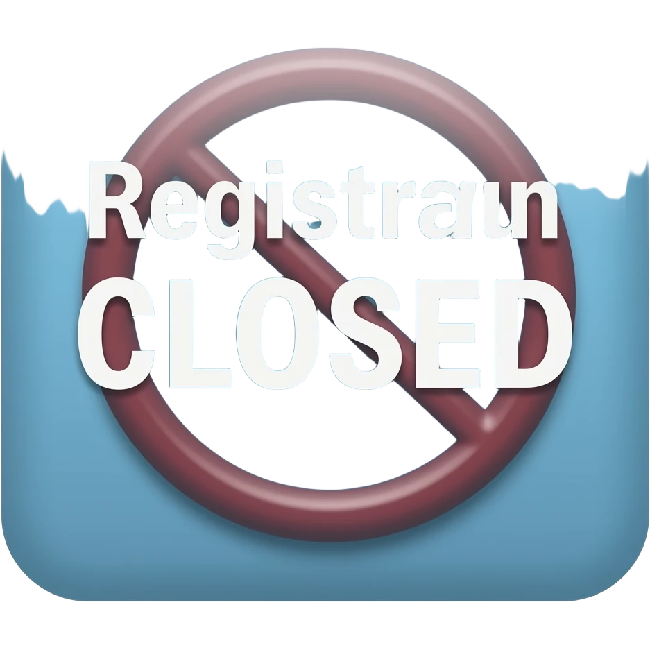 registration closes emoji