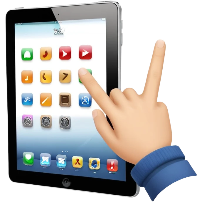 Play with my iPad emoji