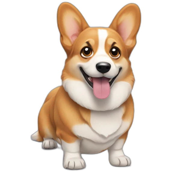 R rated corgi emoji