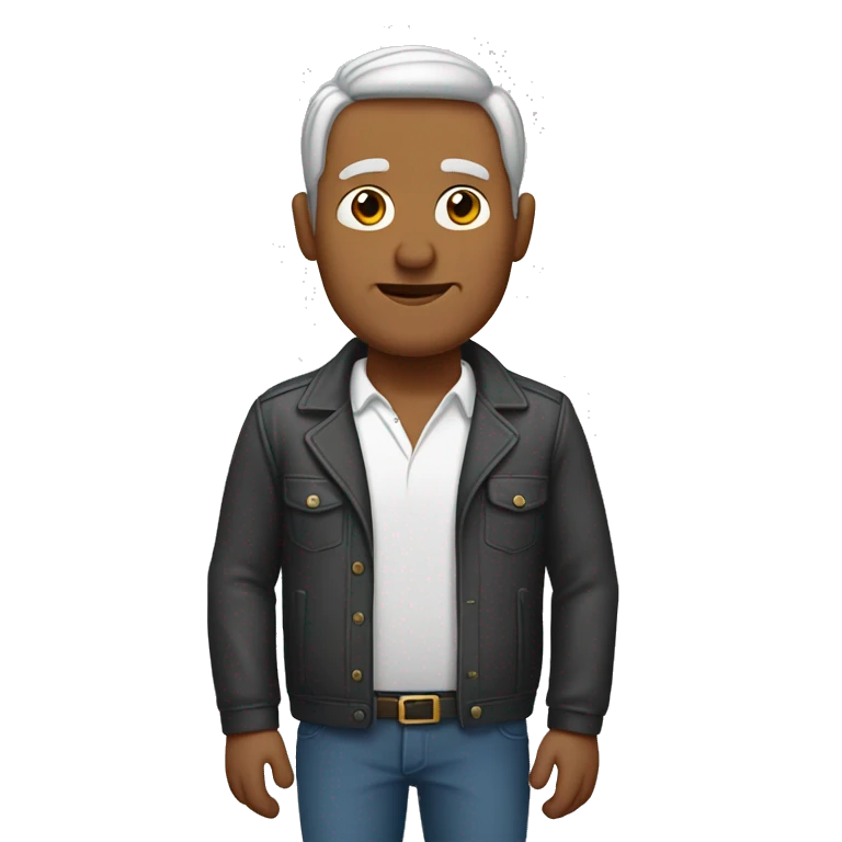 hombre de 50 años cuerpo emoji