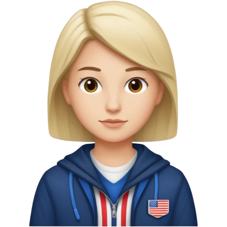 USA styled student emoji