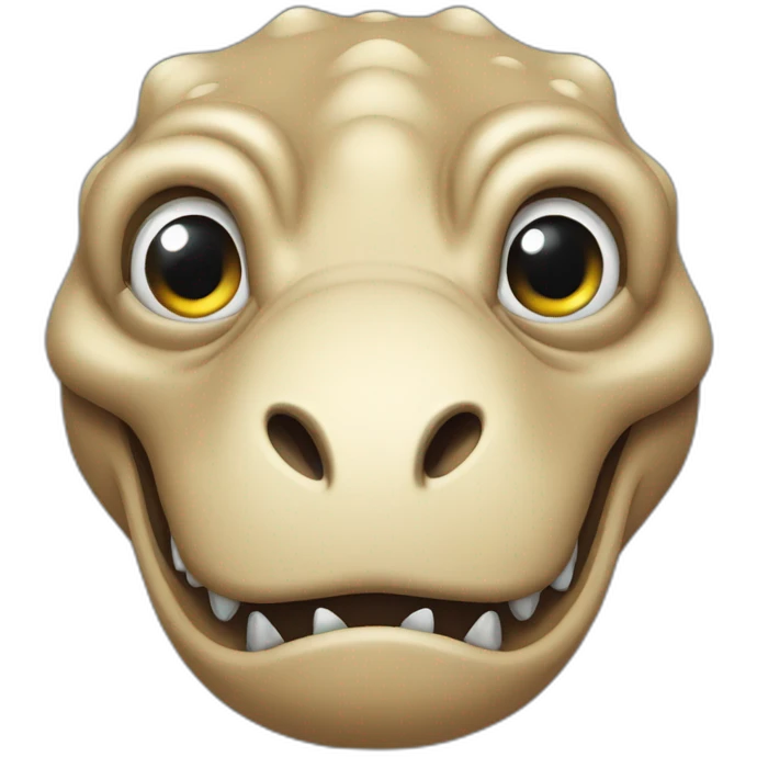 Tyrannosaurus face emoji
