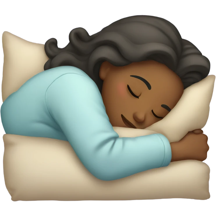 Girl sleeping  emoji