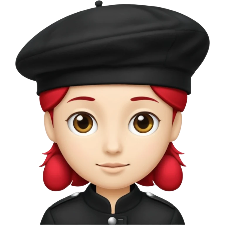 Beret black emoji