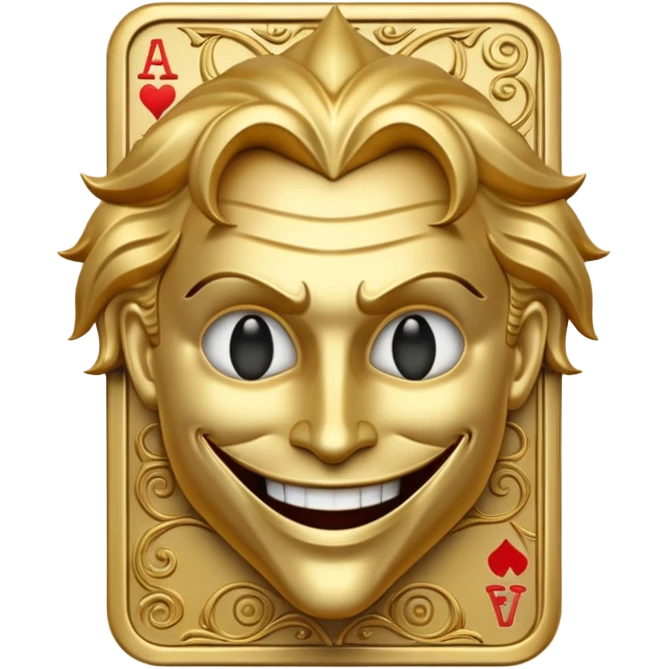 golden joker card emojis emoji