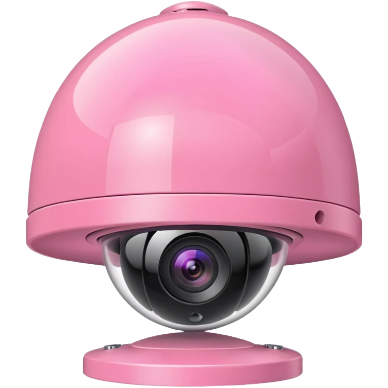 Security Camera pink  emoji
