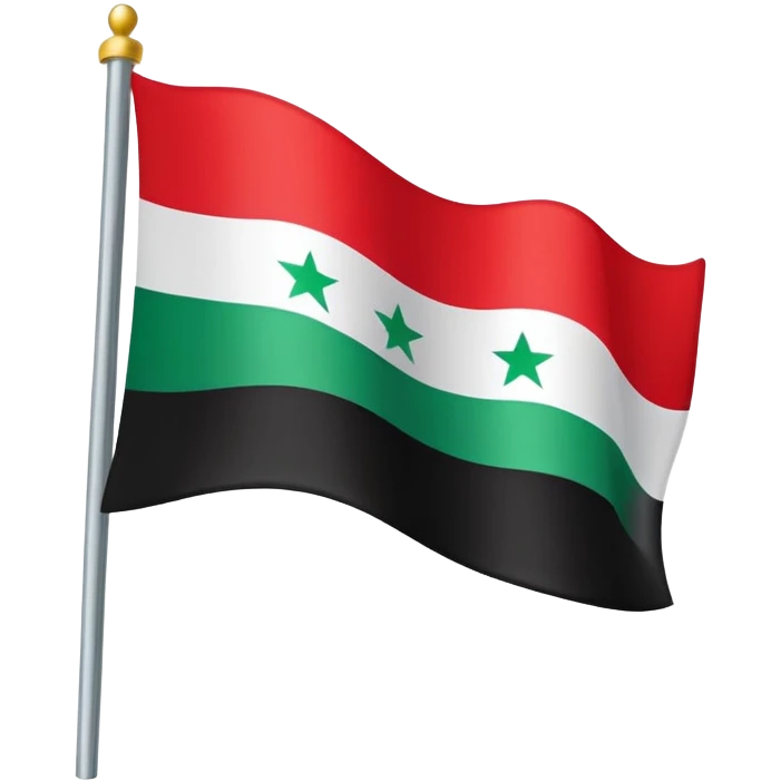New Syria flag emoji