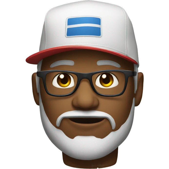 cool dude in cap emoji