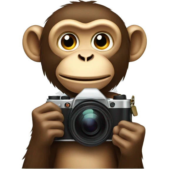 Monkey with Camera  emoji