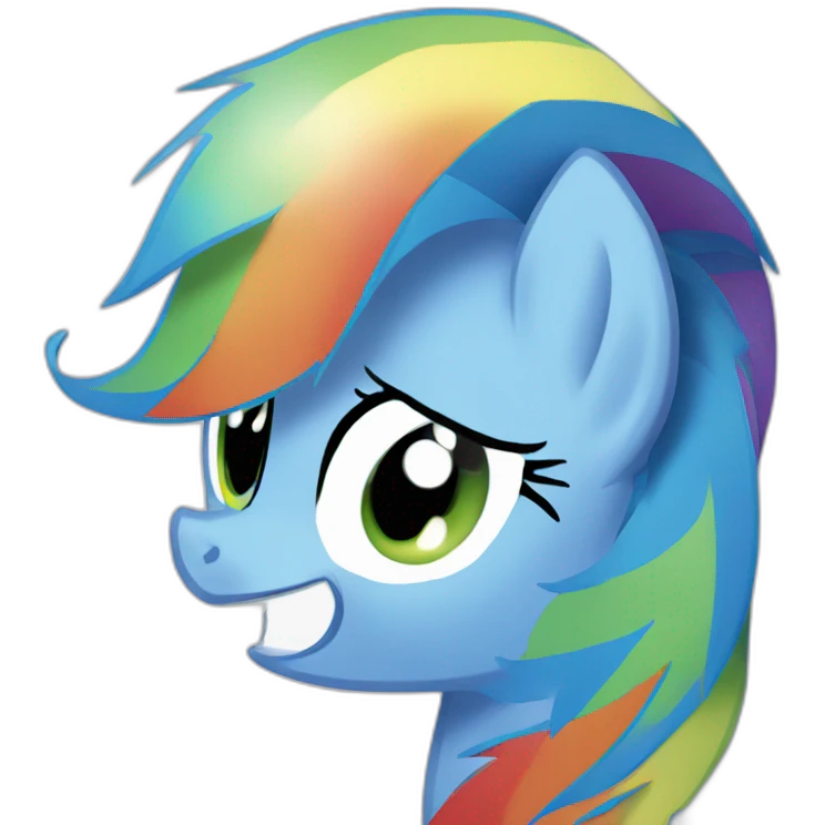 Rainbow dash emoji