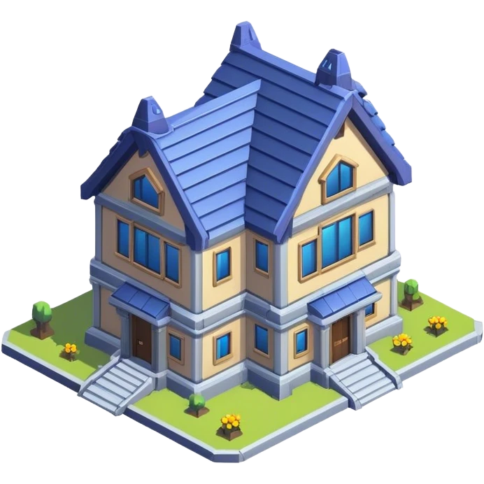StarCraft-inspired, sci-fi, isometric RTS hosue building  emoji