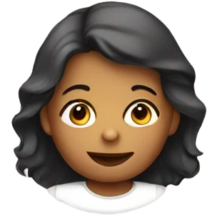 Adult with baby face emoji
