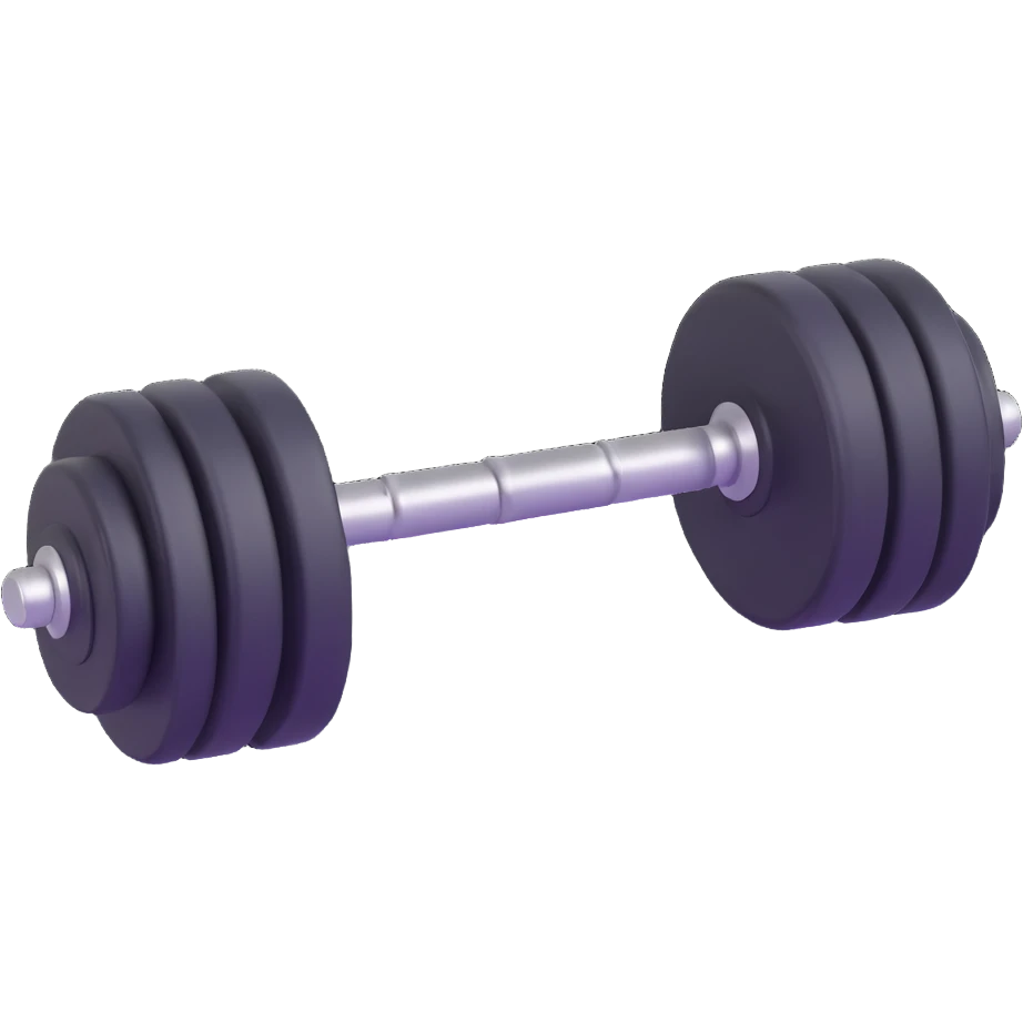 metal gym dumbbell emoji