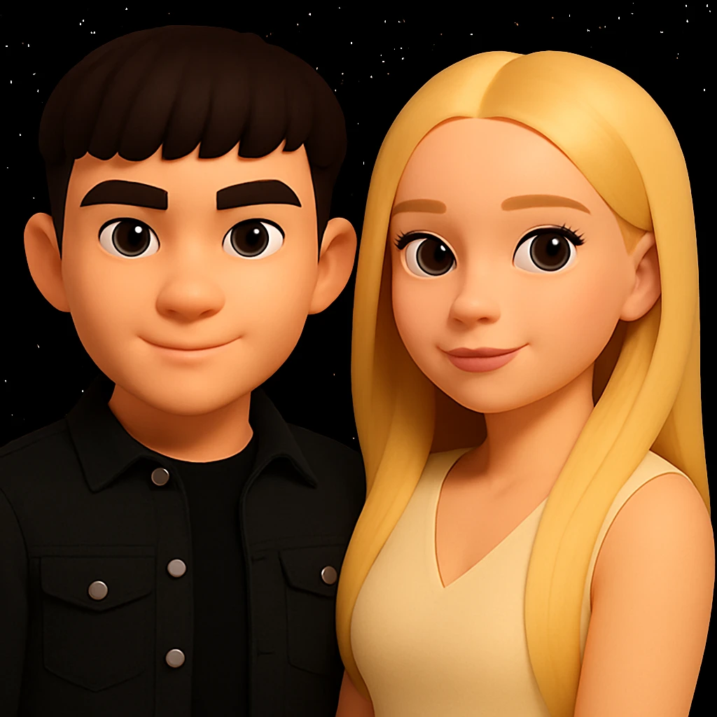 Slightly adjust the proportions of the upper body of the girl, making it a bit more voluminous for a more balanced silhouette, while preserving the overall look and style of a 3D emoji. Maintain the 3D emoji style characteristics in the edit. emoji