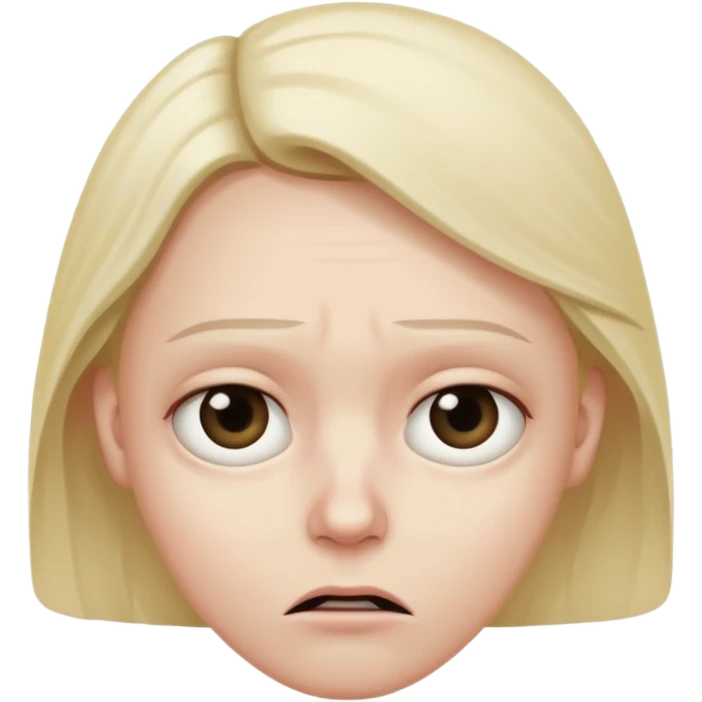 Fear and worried mixed emoji