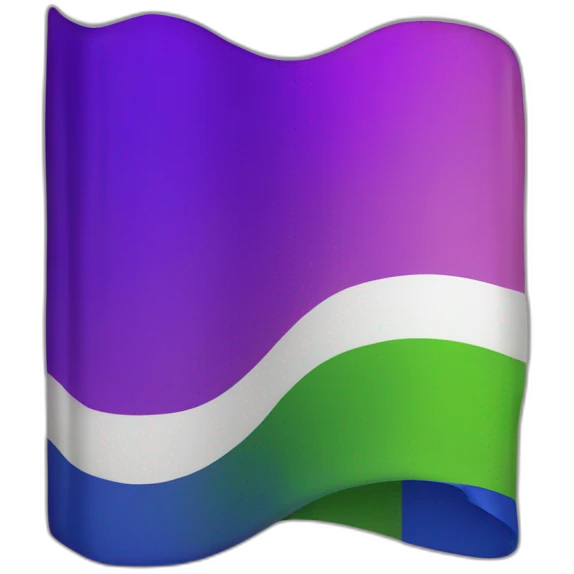 Drapeau bisexuel emoji