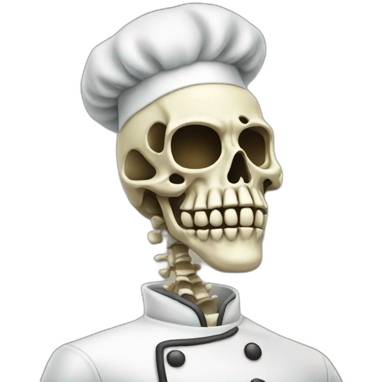chef kiss skeleton emoji