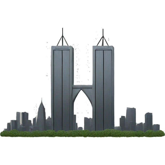 Twin towers emoji