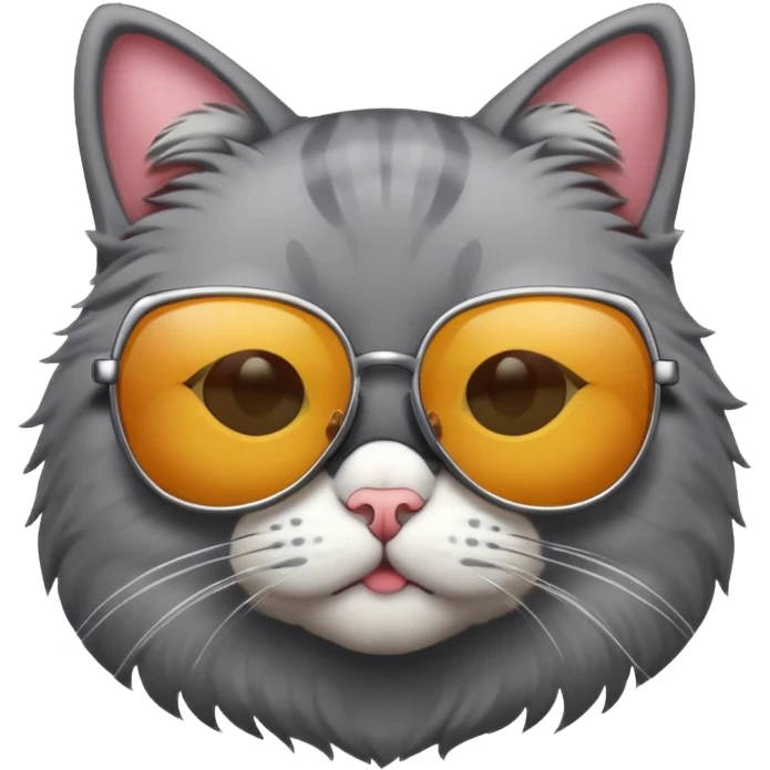 Cat wearing sunglasses emoji