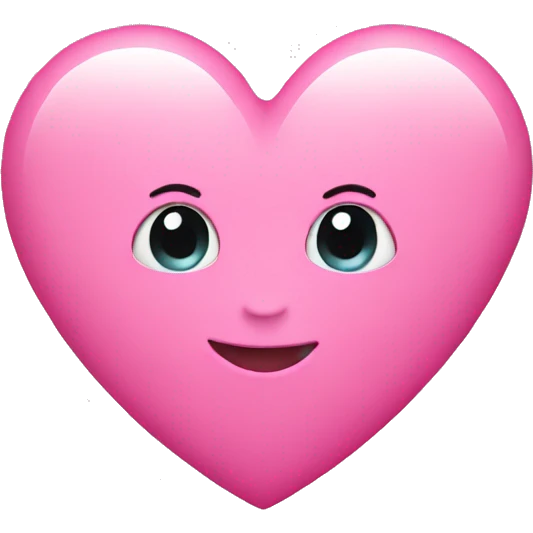 Pink heart emoji