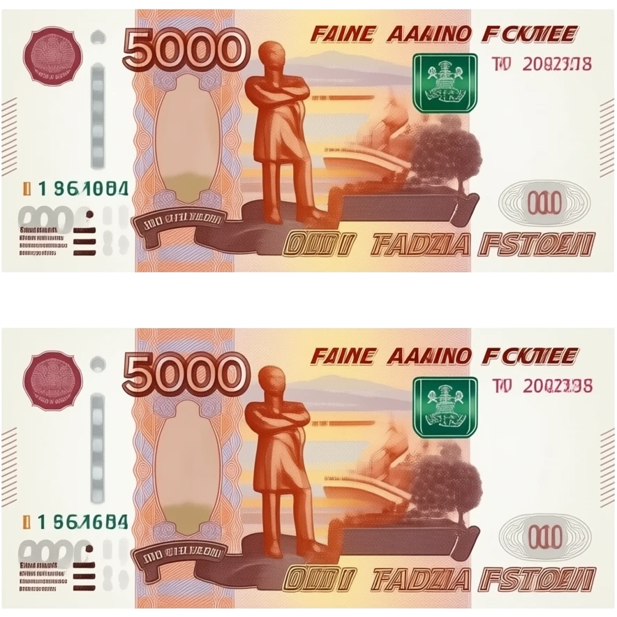 5000 рублей купюры emoji