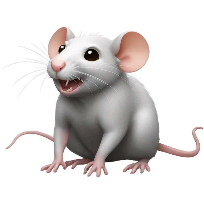 Rats with stitches emoji