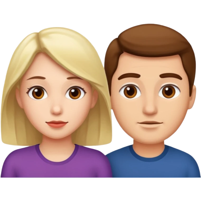 Woman on man emoji