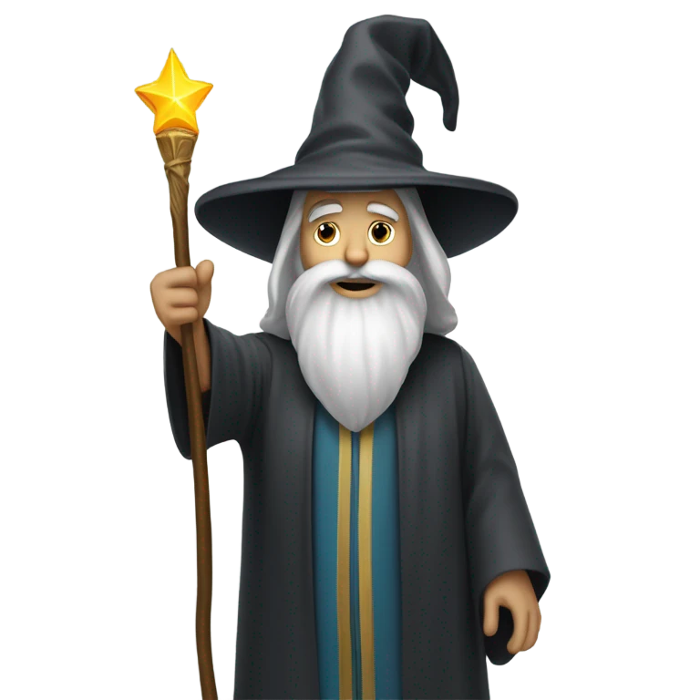 Wizard saluting emoji