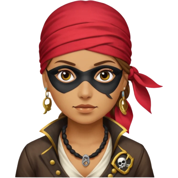Pirate woman emoji