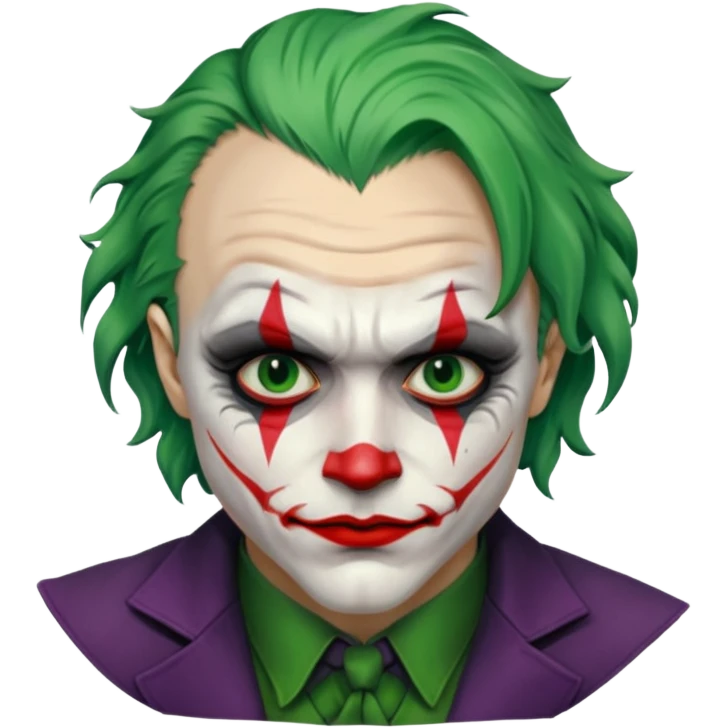 scary heath ledger joker emoji