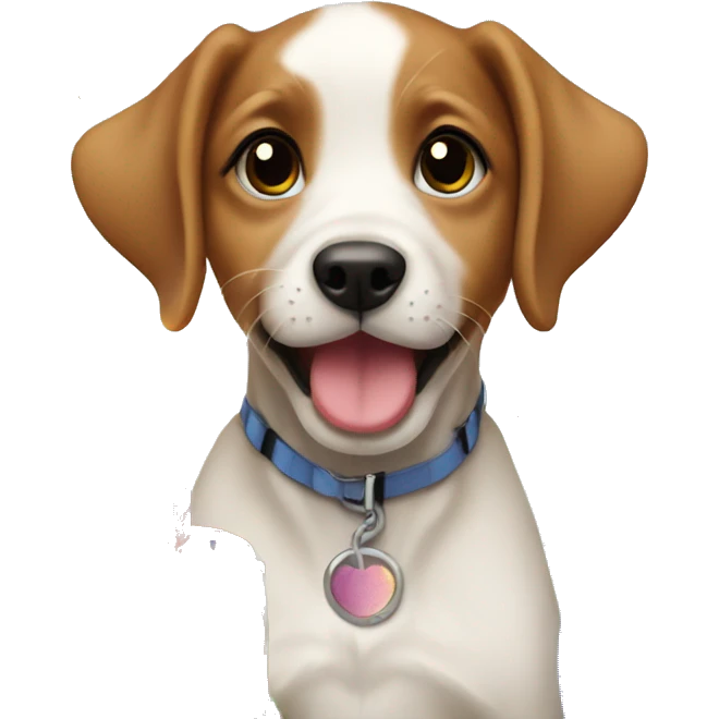 Birthday party puppy emoji